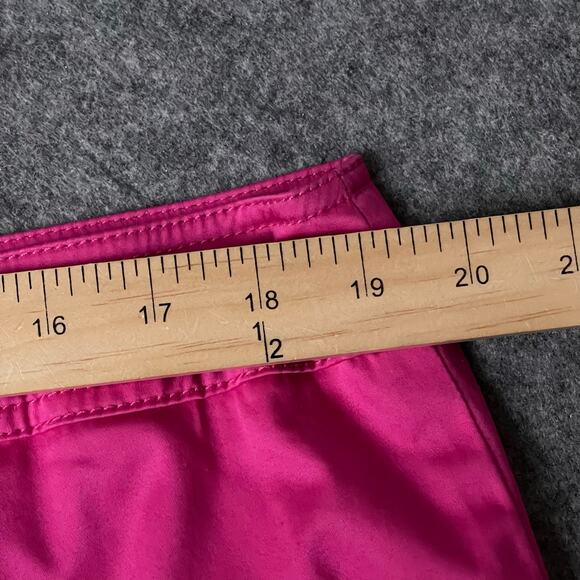 Talbots Pink A-Line Skirt Size 18 – Cotton Blend, Lined with Front Pleat - Picture 8 of 9